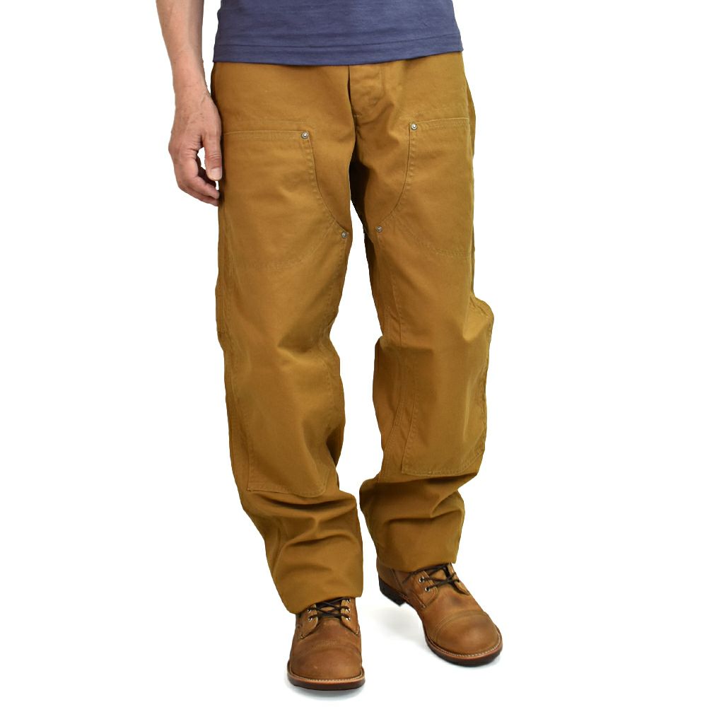 フリーホイーラーズ(FREEWHEELERS)-BAKERSFIELD- TROUSERS 1960s~ STYLE WORK CLOTHING Vintage Style Selvedge Duck YELLOW BROWN ワークパンツ トラウザーズパンツ コットンダック ビンテージスタイル 2522009