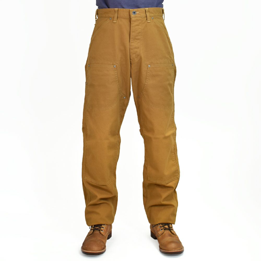 フリーホイーラーズ (FREEWHEELERS) -BAKERSFIELD- TROUSERS 1960s~ STYLE WORK CLOTHING Vintage Style Selvedge Duck YELLOW BROWN ワークパンツ トラウザーズパンツ コットンダック ビンテージスタイル 2522009
