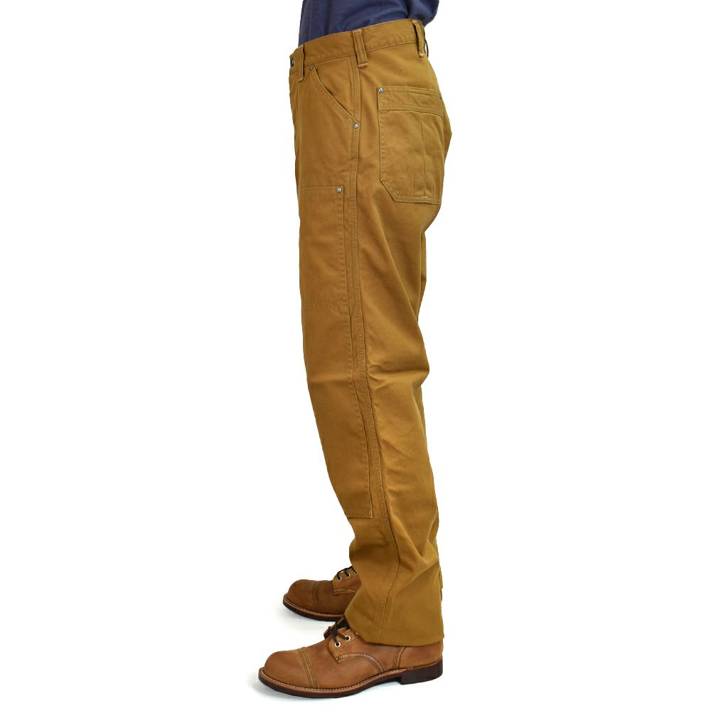 フリーホイーラーズ (FREEWHEELERS) -BAKERSFIELD- TROUSERS 1960s~ STYLE WORK CLOTHING Vintage Style Selvedge Duck YELLOW BROWN ワークパンツ トラウザーズパンツ コットンダック ビンテージスタイル 2522009