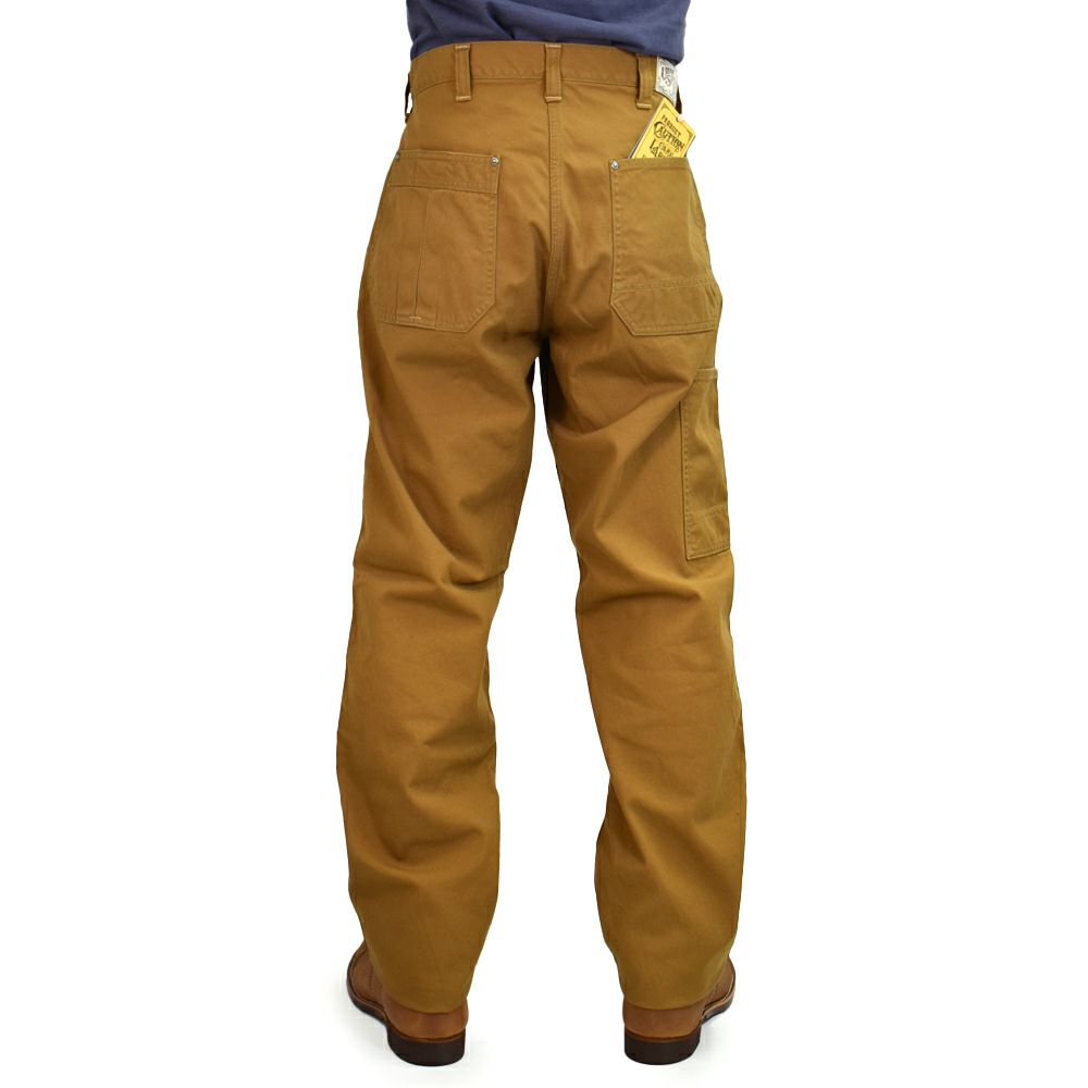 フリーホイーラーズ (FREEWHEELERS) -BAKERSFIELD- TROUSERS 1960s~ STYLE WORK CLOTHING Vintage Style Selvedge Duck YELLOW BROWN ワークパンツ トラウザーズパンツ コットンダック ビンテージスタイル 2522009