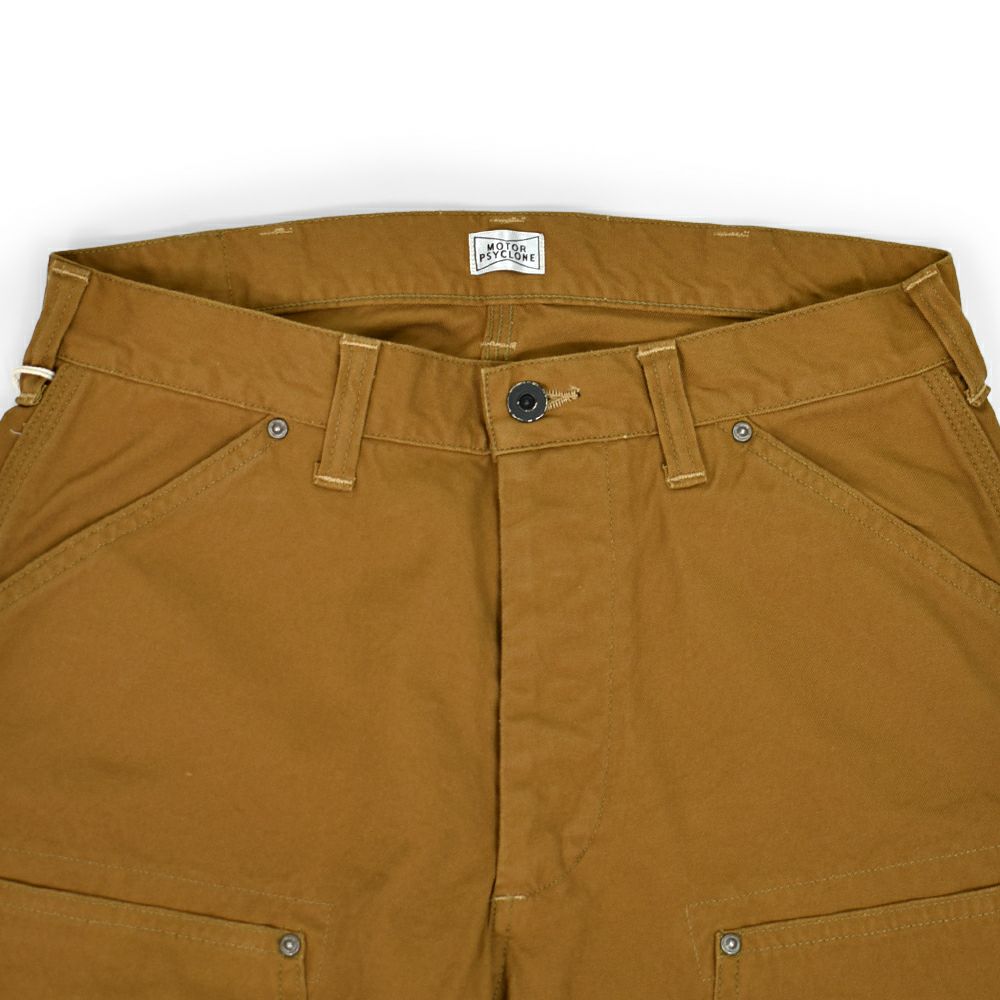 フリーホイーラーズ (FREEWHEELERS) -BAKERSFIELD- TROUSERS 1960s~ STYLE WORK CLOTHING Vintage Style Selvedge Duck YELLOW BROWN ワークパンツ トラウザーズパンツ コットンダック ビンテージスタイル 2522009