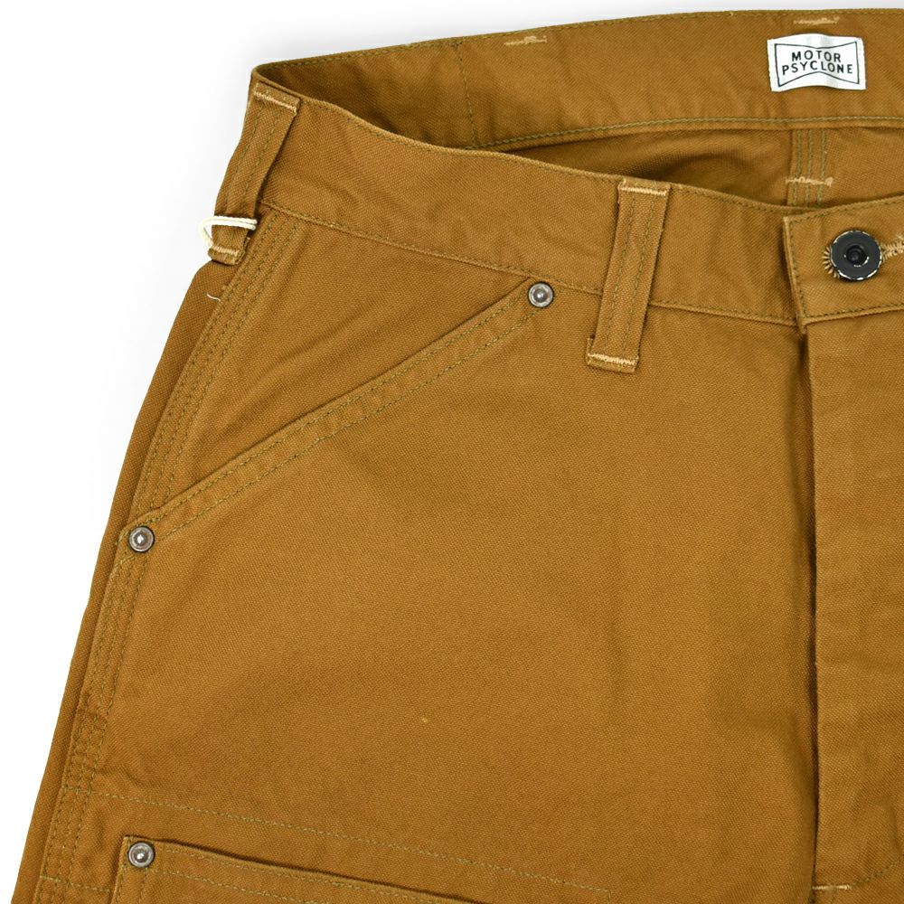 フリーホイーラーズ (FREEWHEELERS) -BAKERSFIELD- TROUSERS 1960s~ STYLE WORK CLOTHING Vintage Style Selvedge Duck YELLOW BROWN ワークパンツ トラウザーズパンツ コットンダック ビンテージスタイル 2522009