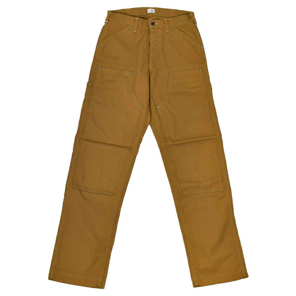 フリーホイーラーズ (FREEWHEELERS) -BAKERSFIELD- TROUSERS 1960s~ STYLE WORK CLOTHING Vintage Style Selvedge Duck YELLOW BROWN ワークパンツ トラウザーズパンツ コットンダック ビンテージスタイル 2522009 YELLOW BROWN