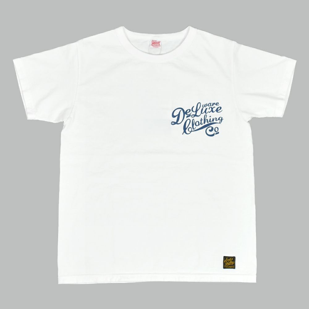 デラックスウエア (DELUXEWARE) DELUXEWARE 半袖プリントTシャツ BRGM-00B13 WHITE