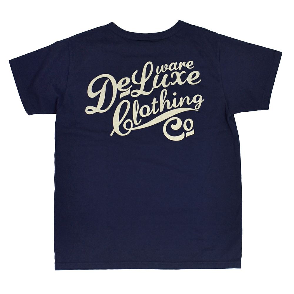 デラックスウエア (DELUXEWARE) DELUXEWARE 半袖プリントTシャツ BRGM-00B13 FOOT.BLUE