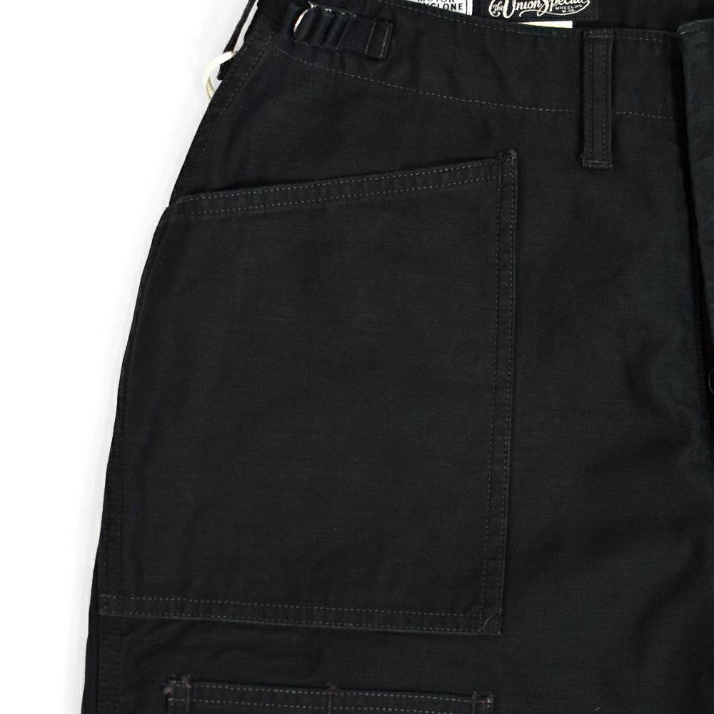 フリーホイーラーズ (FREEWHEELERS) -GRUNTS- CUT-LENGTH TROUSERS 1960s~ 70s STYLE WORK CLOTHING Vintage Style Back Satin OLIVE / BLACK ショーツ ショートパンツ 2522013