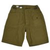 フリーホイーラーズ (FREEWHEELERS) -GRUNTS- CUT-LENGTH TROUSERS 1960s~ 70s STYLE WORK CLOTHING Vintage Style Back Satin OLIVE / BLACK ショーツ ショートパンツ 2522013 OLIVE