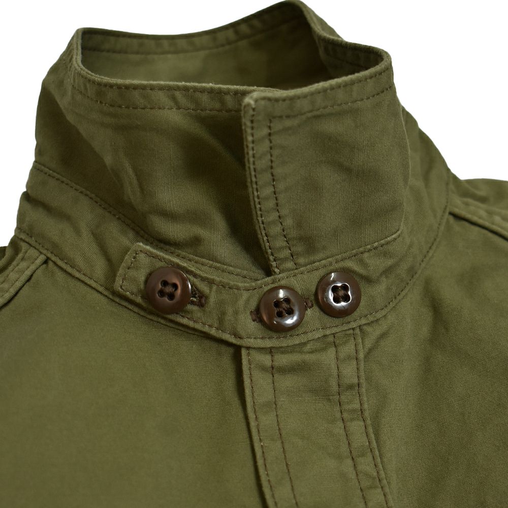 フリーホイーラーズ (FREEWHEELERS) -Mal Ord- Blystone MECHANIC SHIRT 1930s~ STYLE WORK CLOTHING Vintage Style Military Weather LIGHT KHAKI OLIVE メカニックシャツ 長袖プリントシャツ 2523004