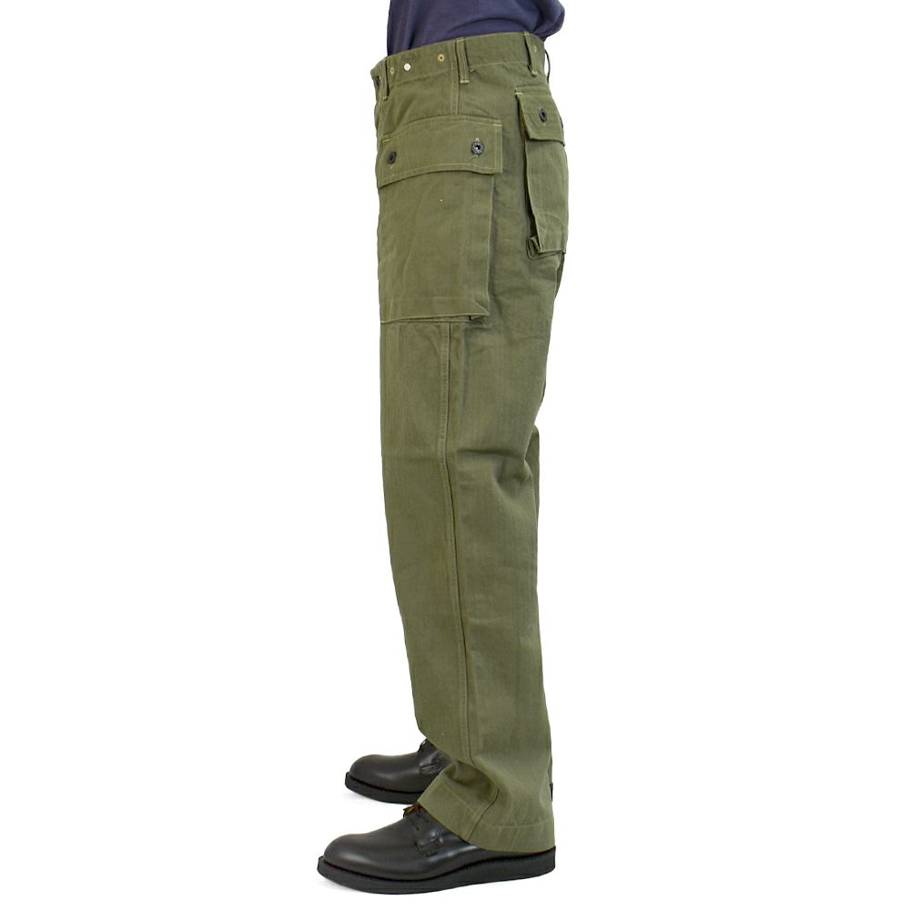 コリンボ (COLIMBO) USMC P-44 HBT UTILITY TROUSERS =PLAIN= トレンチディガー ヘリンボントラウザース モンキーパンツ ZA-0212