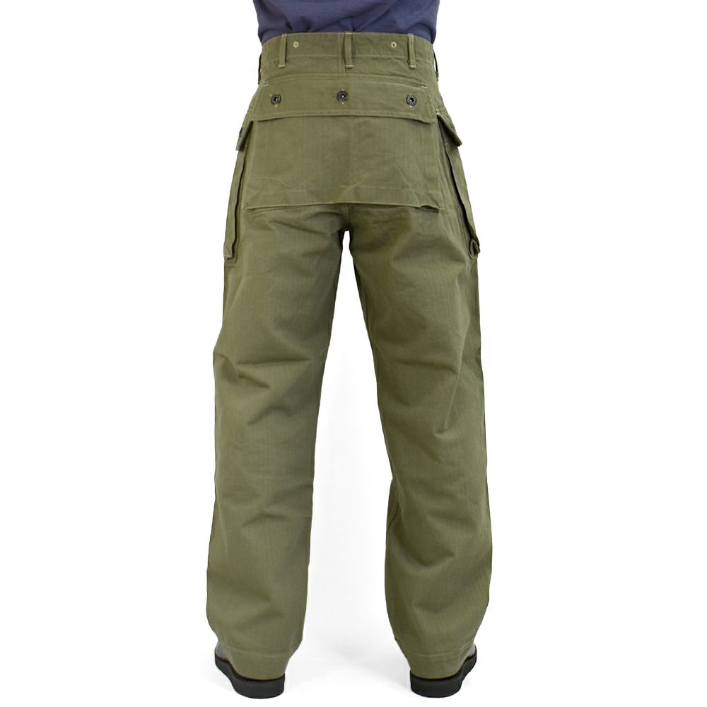 コリンボ (COLIMBO) USMC P-44 HBT UTILITY TROUSERS =PLAIN= トレンチディガー ヘリンボントラウザース モンキーパンツ ZA-0212