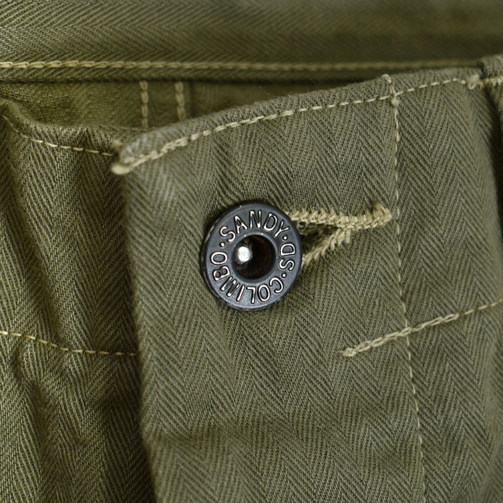 コリンボ (COLIMBO) USMC P-44 HBT UTILITY TROUSERS =PLAIN= トレンチディガー ヘリンボントラウザース モンキーパンツ ZA-0212