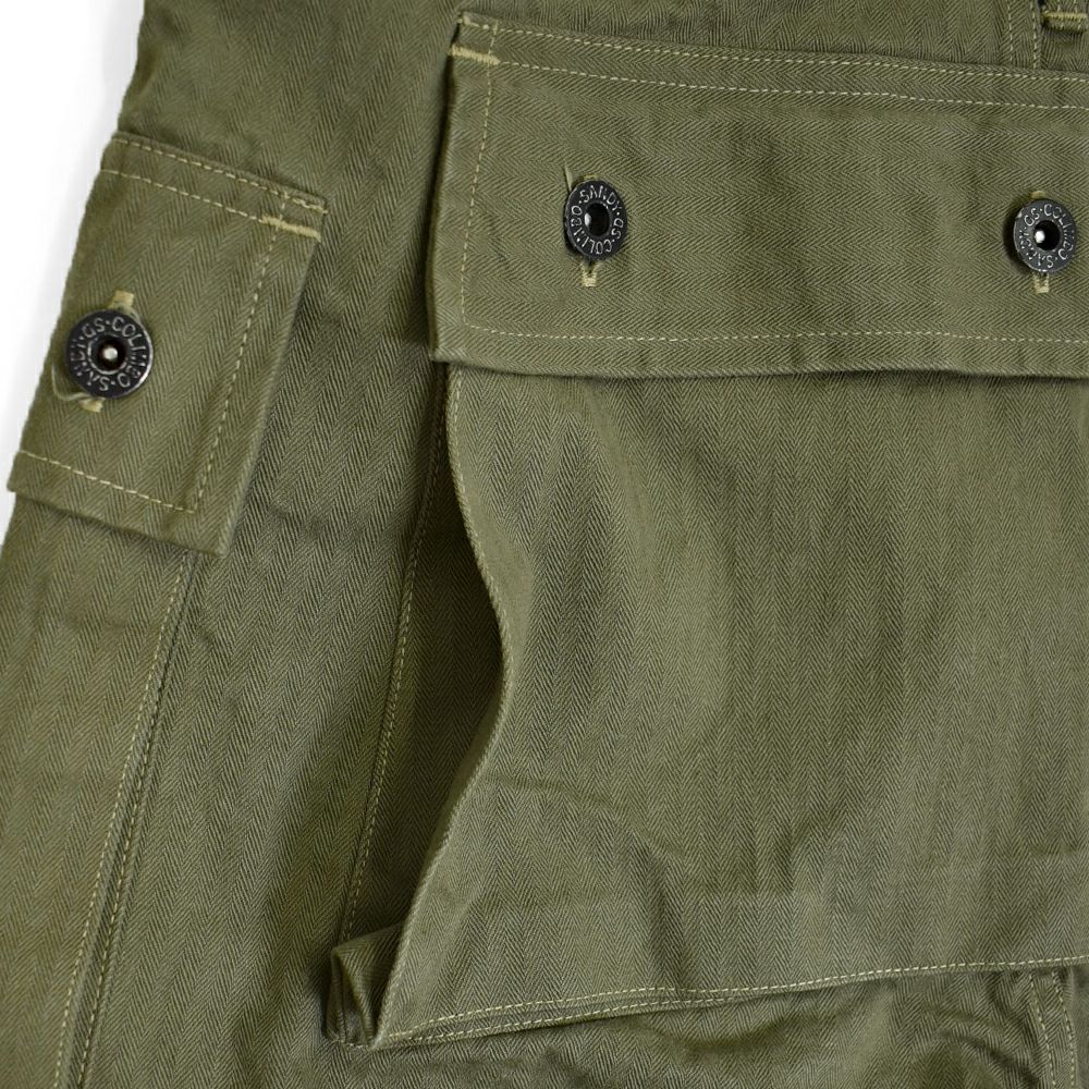 コリンボ (COLIMBO) USMC P-44 HBT UTILITY TROUSERS =PLAIN= トレンチディガー ヘリンボントラウザース モンキーパンツ ZA-0212