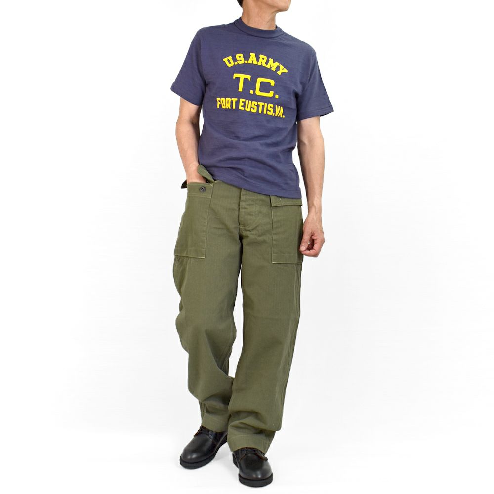 コリンボ (COLIMBO) USMC P-44 HBT UTILITY TROUSERS =PLAIN