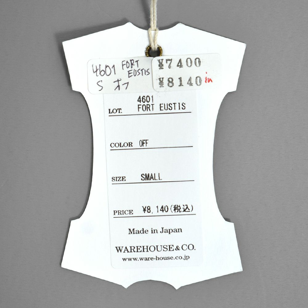 ウエアハウス (WAREHOUSE) Lot 4601 FORT EUSTIS 半袖プリントTシャツ フロッキープリント 4601