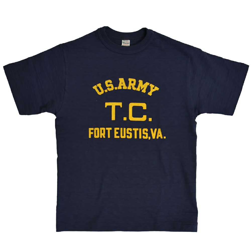 ウエアハウス (WAREHOUSE) Lot 4601 FORT EUSTIS 半袖プリントTシャツ フロッキープリント 4601 ナスコン