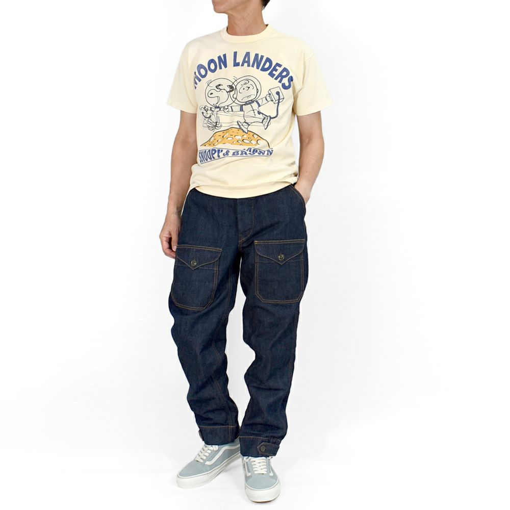 フリーホイーラーズ (FREEWHEELERS) -S-8 AVIATORS' TROUSERS- 1930~1940s MILITARY IMAGE FLIGHT ENGINEER TROUSERS Vintage Style 10.5oz Indigo Denim アビエイターズトラウザーズ アビエイターパンツ デニムミリタリーパンツ 2522006