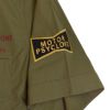 フリーホイーラーズ (FREEWHEELERS) -BUCKET HEAD- Brucie SHORT SLEEVE SHIRT 1960s~ STYLE WORK SHIRT Vintage Style Hard Twist Yarn Higt Density Gabardine DARK OLIVE メカニックシャツ 半袖プリントシャツ ワークシャツ 2523008