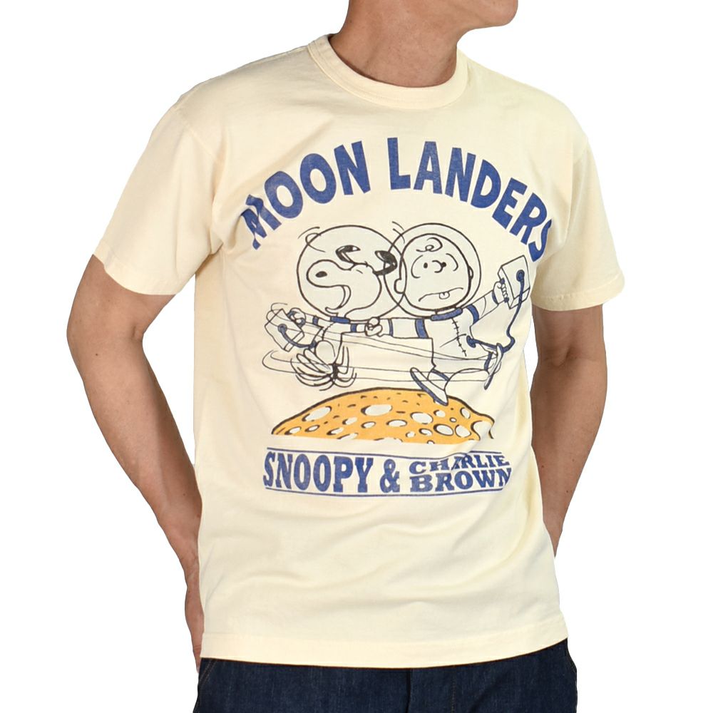 トイズマッコイ (TOYS McCOY) SNOOPY TEE -MOON LANDERS- 半袖プリントTシャツ スヌーピー TMC2538