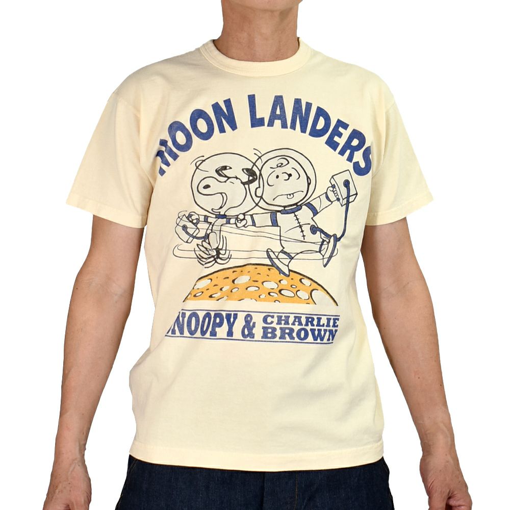 トイズマッコイ (TOYS McCOY) SNOOPY TEE -MOON LANDERS- 半袖プリントTシャツ スヌーピー TMC2538