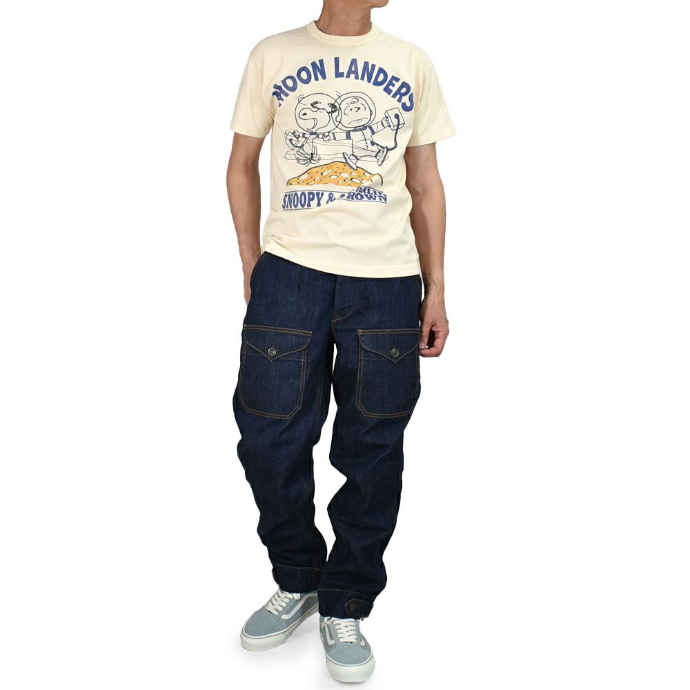 トイズマッコイ (TOYS McCOY) SNOOPY TEE -MOON LANDERS- 半袖プリントTシャツ スヌーピー TMC2538