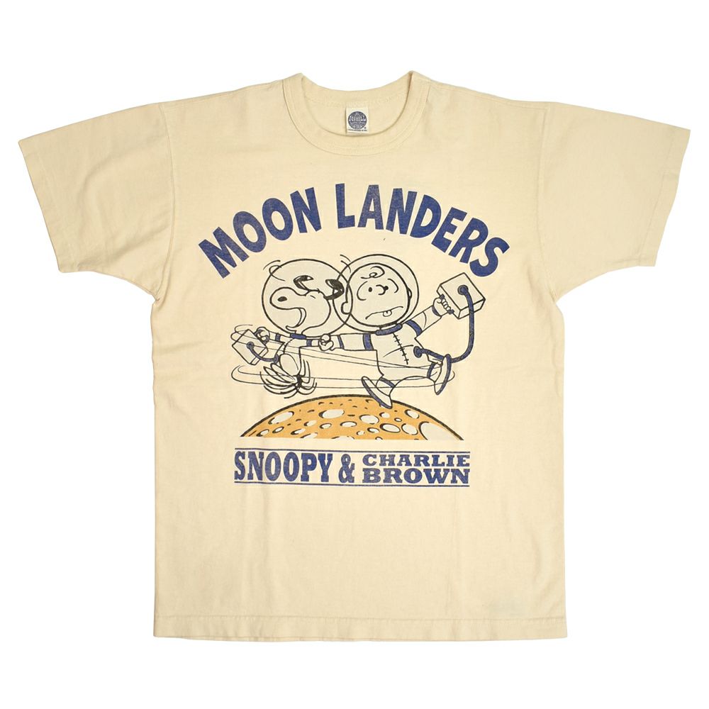 トイズマッコイ (TOYS McCOY) SNOOPY TEE -MOON LANDERS- 半袖プリントTシャツ スヌーピー TMC2538 NATURAL