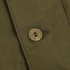 フリーホイーラーズ (FREEWHEELERS) -Brucie- OPEN-COLLARED SHORT SLEEVE SHIRT 1960s~ STYLE WORK SHIRT Vintage Style Hard Twist Yarn Higt Density Gabardine DARK OLIVE メカニックシャツ 半袖シャツ ワークシャツ 2523007
