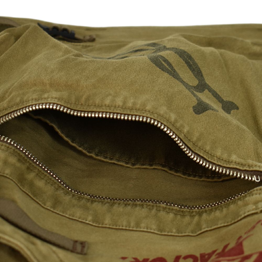 フリーホイーラーズ (FREEWHEELERS)FREEWHEELERS SPEED DIVISION -Throttle Racing- SUPPORT CREW SPEED ENGINEER SLEEVELESS COAT KHAKI コットンベスト アビエイターベスト 2521009