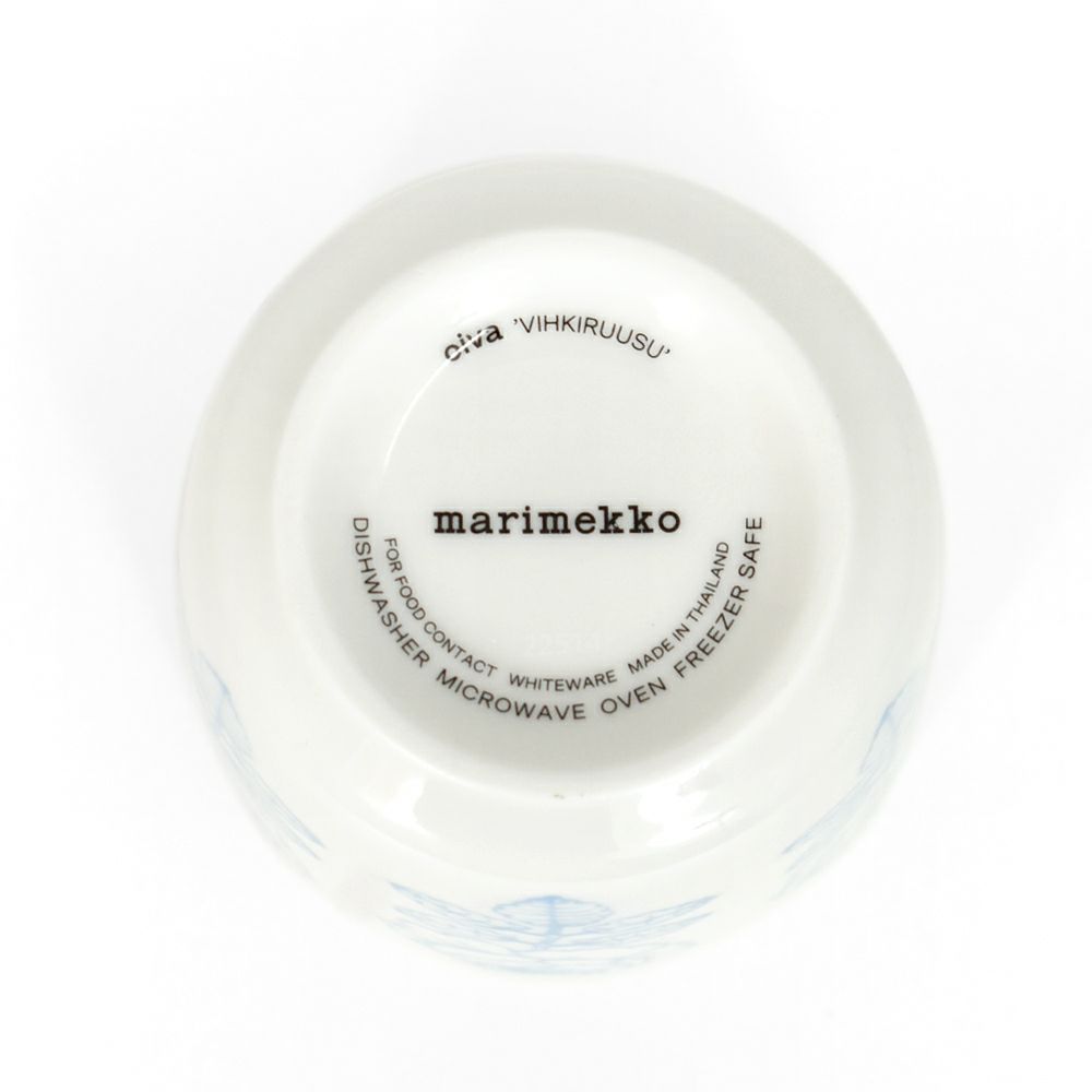 マリメッコ (marimekko) Vihkiruusu コーヒーカップセット (ハンドルなし) 食器 2個セット ギフトボックス ペア 持ち手なし ヴィヒキルース ウェディングローズ 200ml 52259-4-74961 52259474961