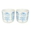 マリメッコ (marimekko) Vihkiruusu コーヒーカップセット (ハンドルなし) 食器 2個セット ギフトボックス ペア 持ち手なし ヴィヒキルース ウェディングローズ 200ml 52259-4-74961 52259474961