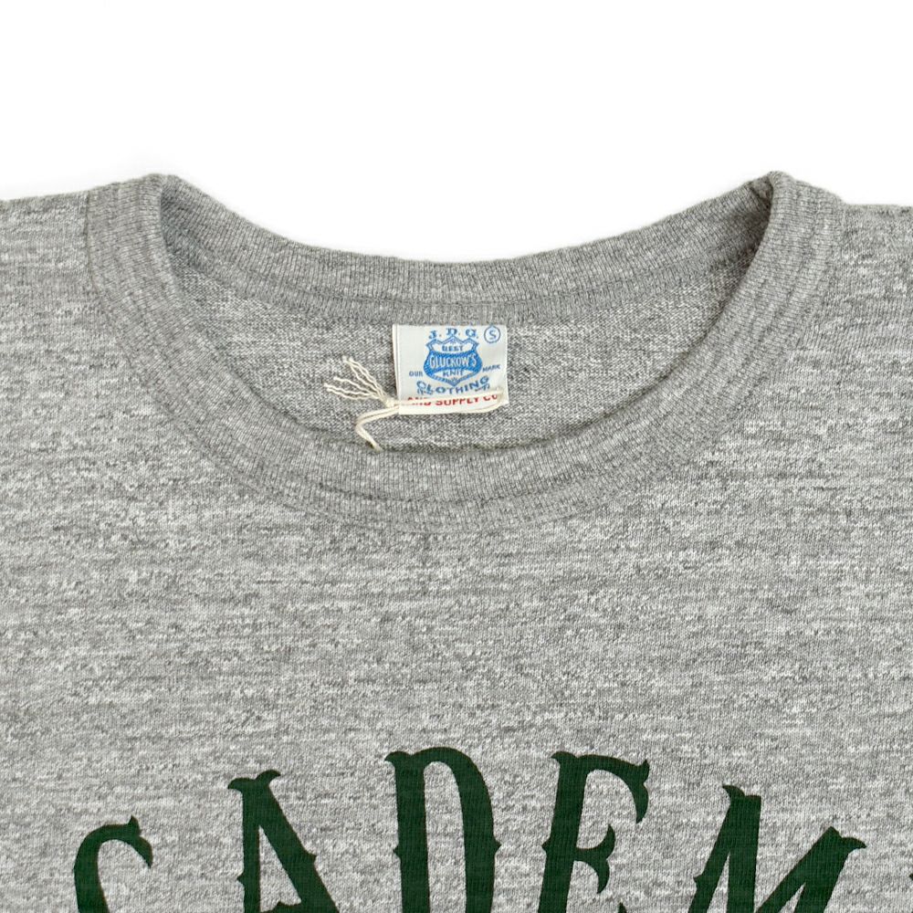 JOHN GLUCKOW (ジョングラッコー) Lot JG-CS06 Academy Beer Distributors T 半袖プリントTシャツ