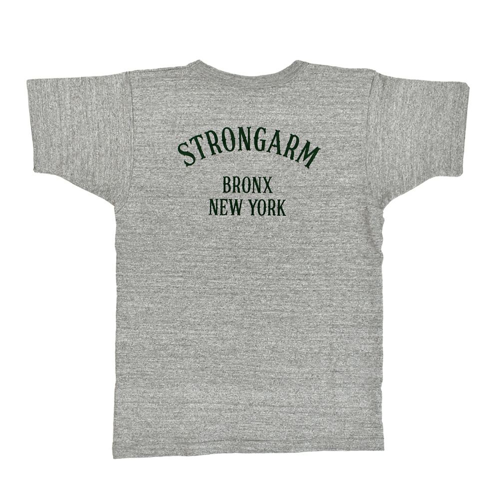 JOHN GLUCKOW (ジョングラッコー) Lot JG-CS06 Academy Beer Distributors T 半袖プリントTシャツ 杢グレー