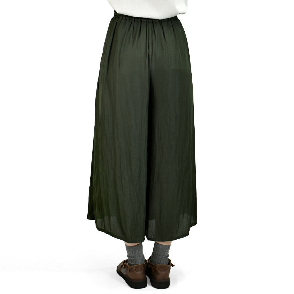 ソソット (sosotto) アンティークサテンギャザーワイドパンツ ペチパンツ 42552116