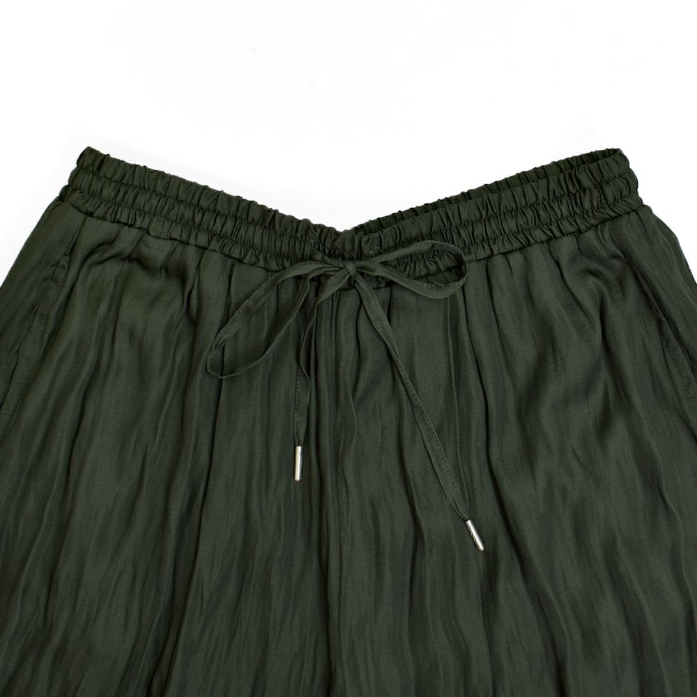 ソソット (sosotto) アンティークサテンギャザーワイドパンツ ペチパンツ 42552116