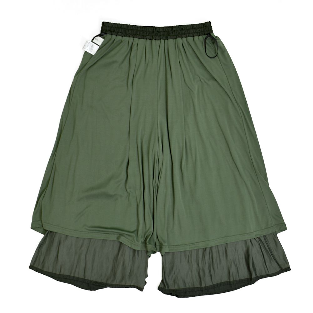 ソソット (sosotto) アンティークサテンギャザーワイドパンツ ペチパンツ 42552116