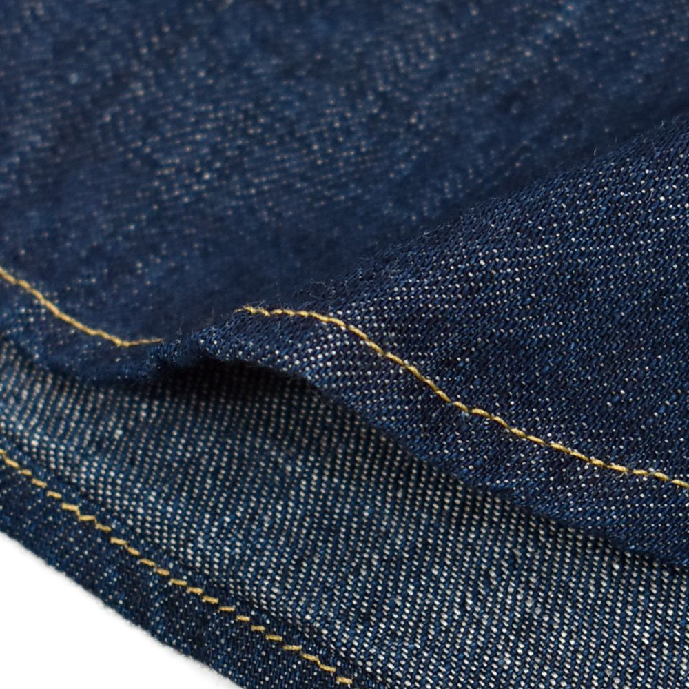 デラックスウエア (DELUXEWARE) SADDLE MASTER 長袖シャツ ウエスタンデニムシャツ リネンデニム 7500