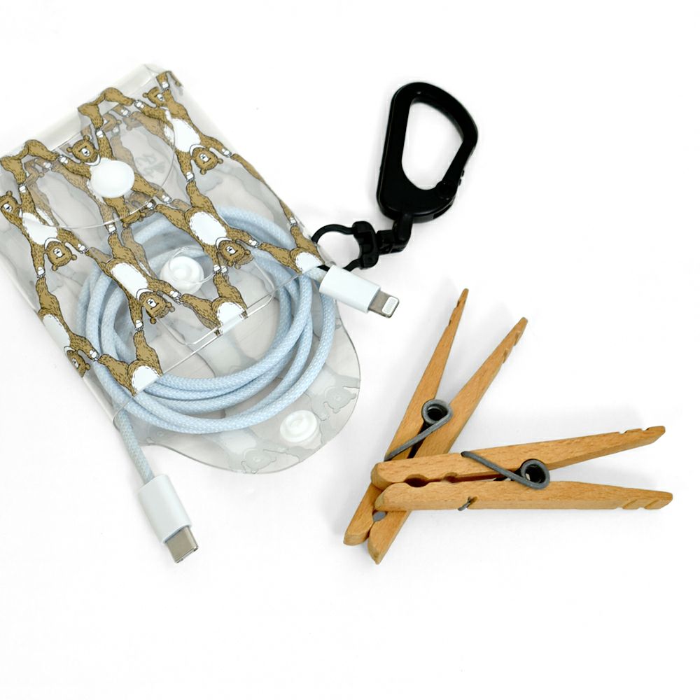 マーブルシュッド (marble SUD) ヤッホーベア マルチクリアケース クリアマルチケース 小物入れ 09EM999235