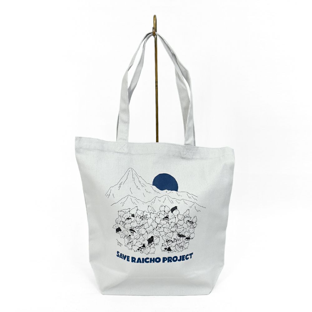 マーブルシュッド (marble SUD) LOTS raicho トートバッグ エコバッグ ライチョウ保護スクラムプロジェクト 長野県 08FF003321