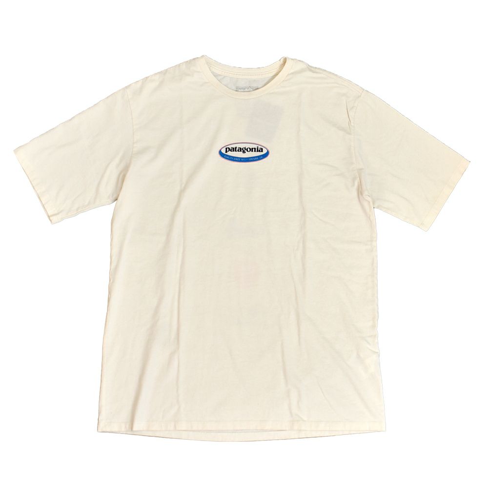 パタゴニア (PATAGONIA) メンズ ロング ウェイ ラウンド オーガニック Tシャツ M's Long Way Round Organic T-Shirt 半袖プリントTシャツ 37826 UDNL(Undyed Natural)