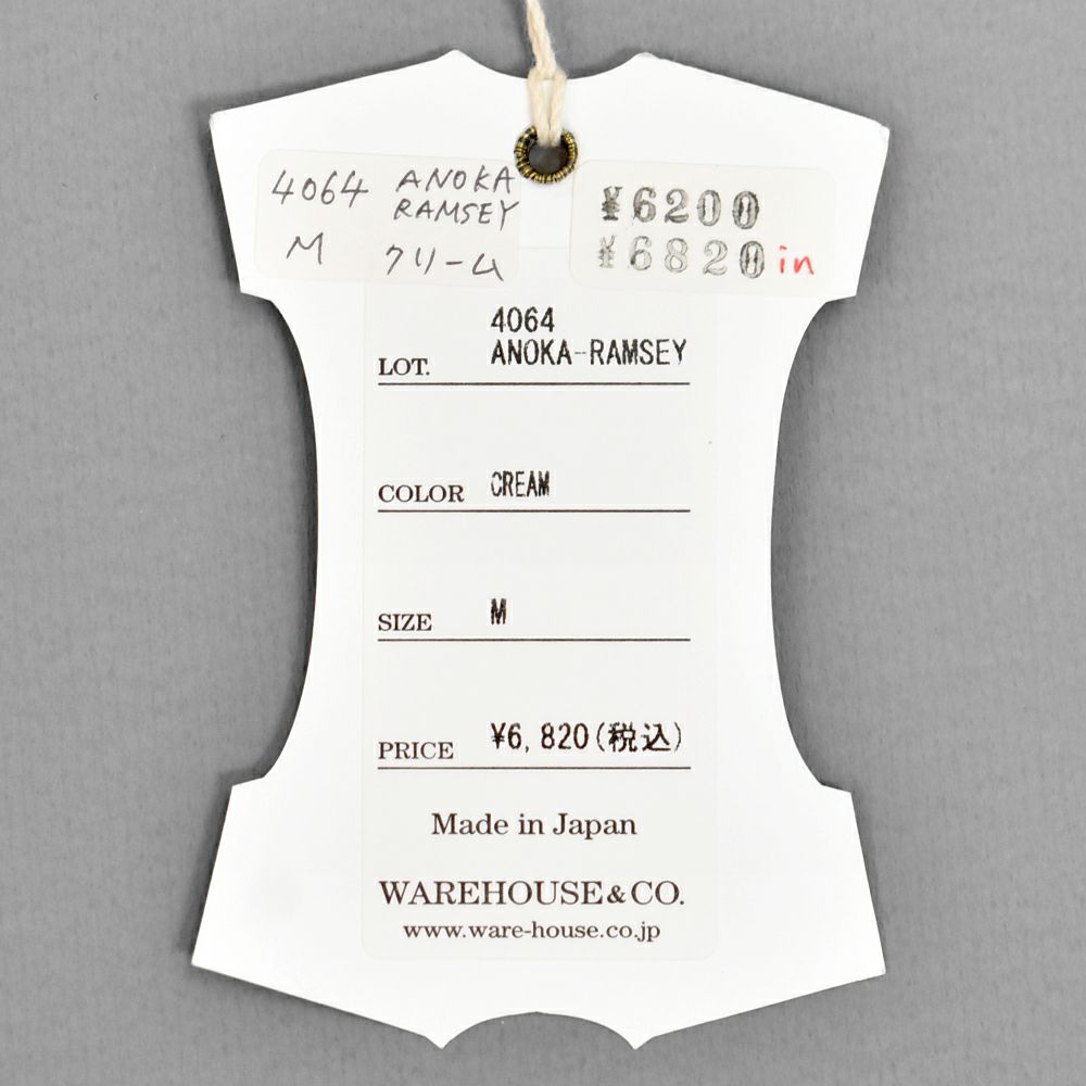 ウエアハウス (WAREHOUSE) Lot 4064 ANOKA-RAMSEY 半袖プリントTシャツ セコハン 4064