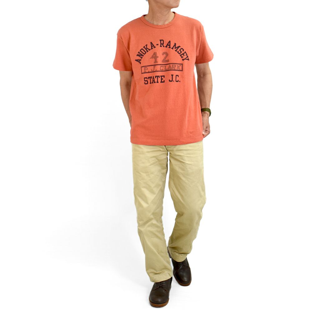 ウエアハウス (WAREHOUSE) Lot 4064 ANOKA-RAMSEY 半袖プリントTシャツ セコハン 4064