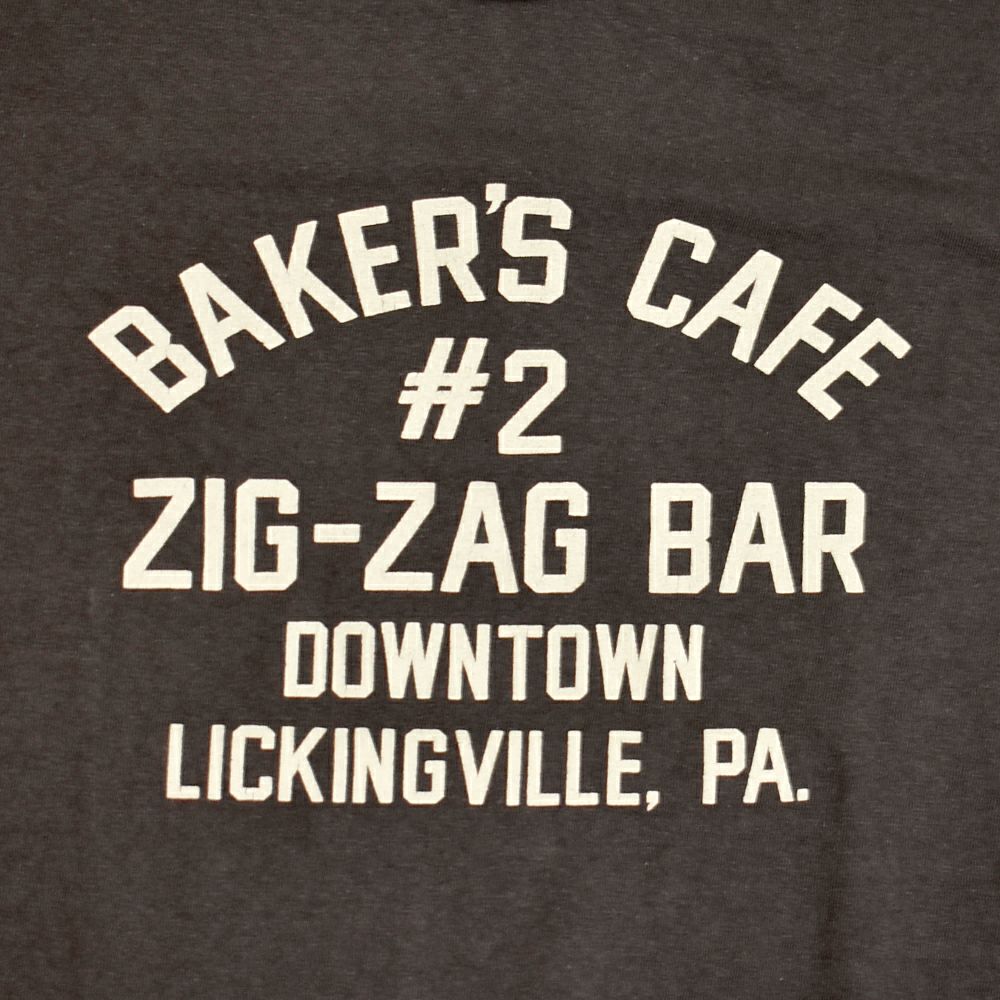 ウエアハウス (WAREHOUSE) Lot 4064 ZIG-ZAG BAR 半袖プリントTシャツ セコハン 4064