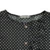 ポンデシャロン (PONT DE CHALONS) ドットptアシメフリルブラウス ドット柄シャツ 22551011
