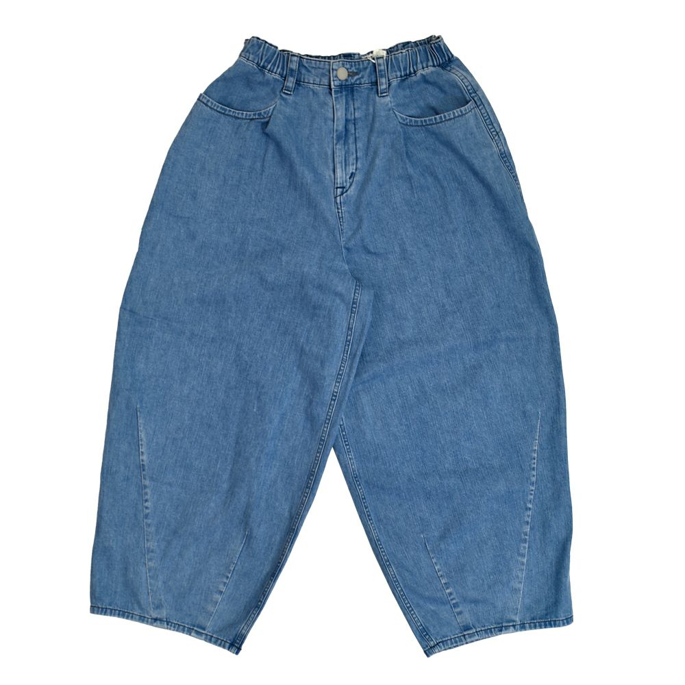 カフェッティ (Cafetty) コクーンパンツ デニムパンツ ジーンズ CF-0592 S3.中色加工色