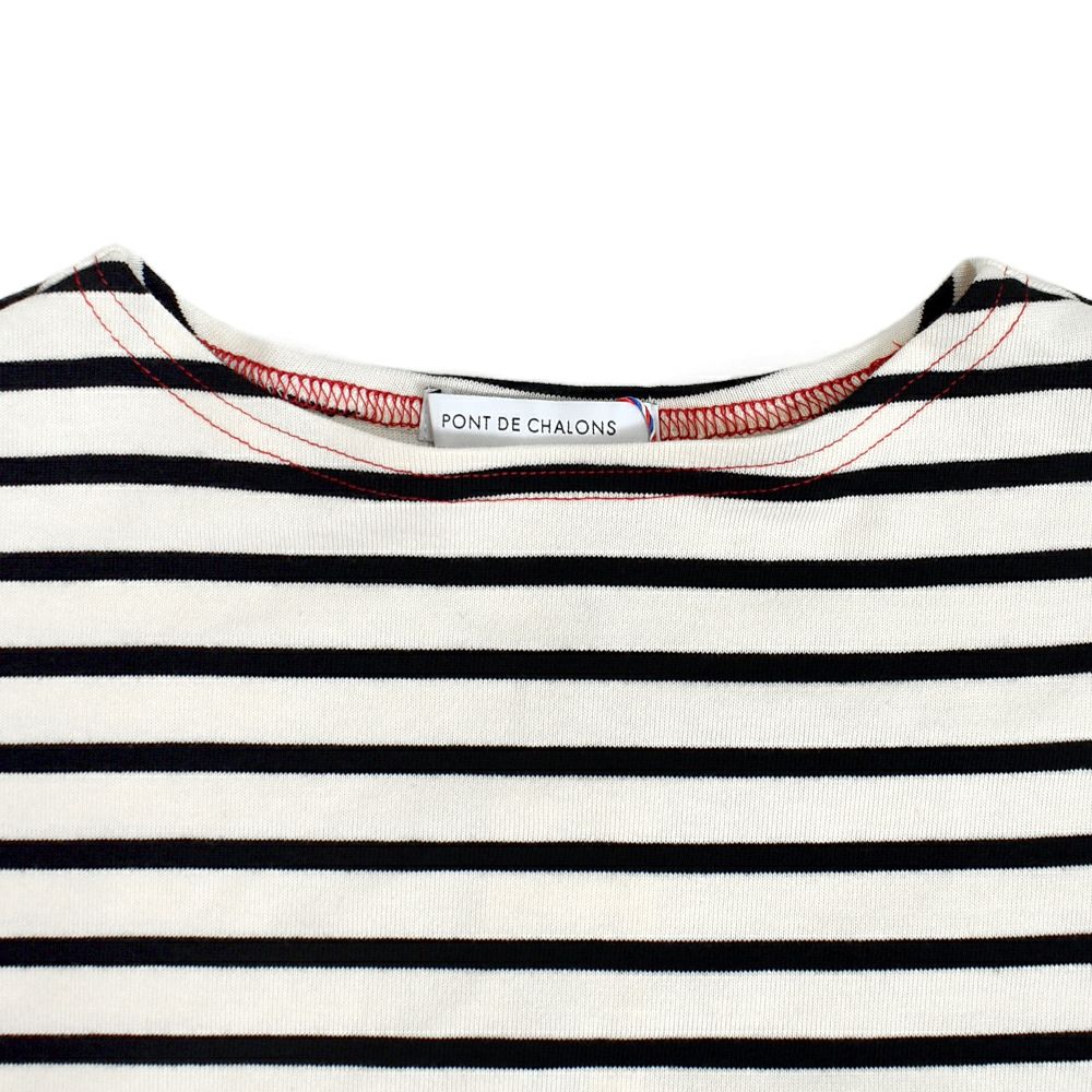 ポンデシャロン (PONT DE CHALONS) ハートパッチボーダーT ワイドTシャツ 22480512