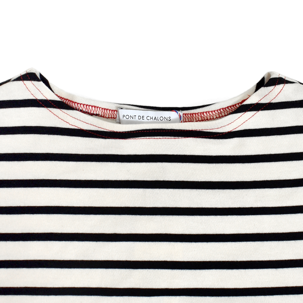 ポンデシャロン (PONT DE CHALONS) ハートパッチボーダーT ワイドTシャツ 22480512
