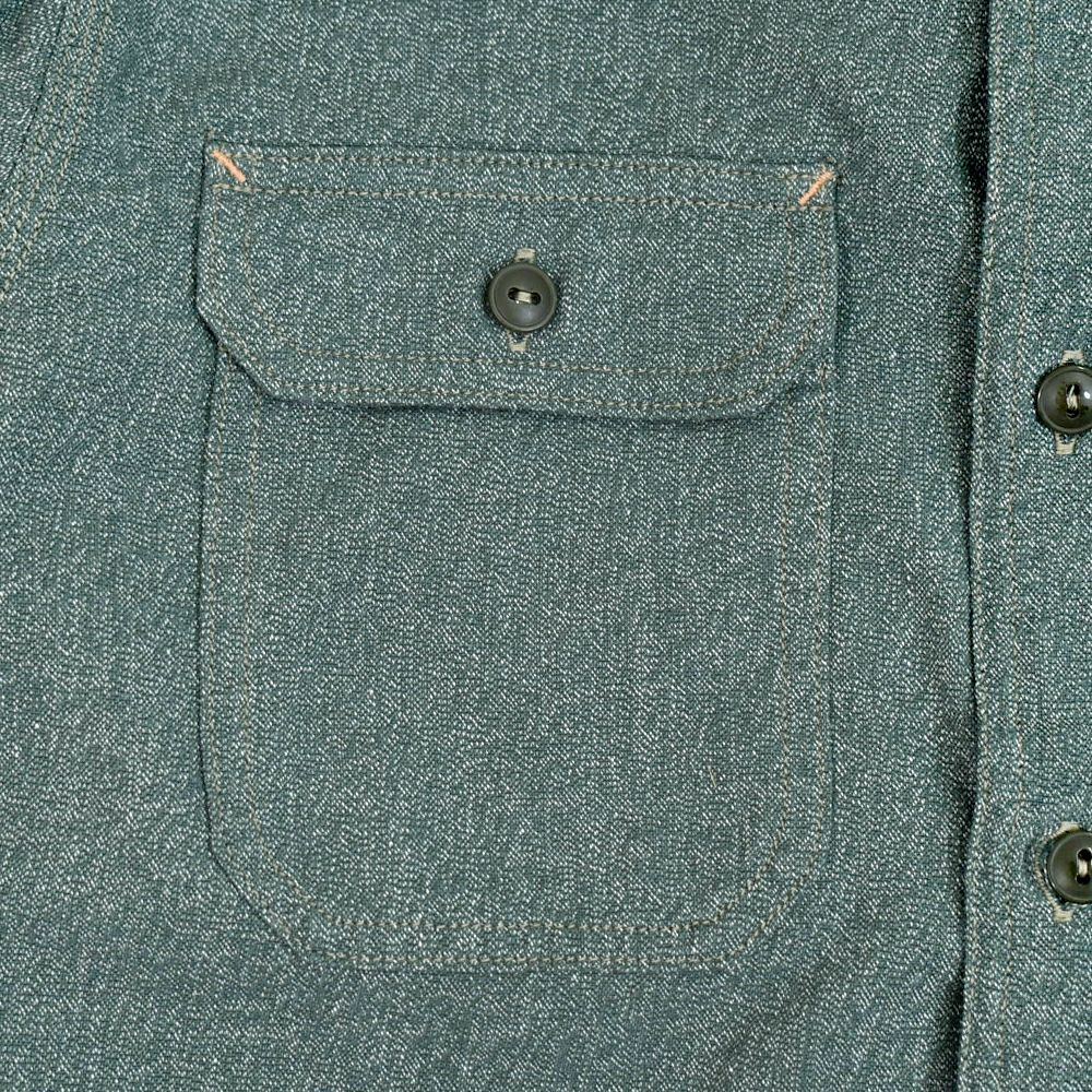 コリンボ (COLIMBO) BUTTE WORK SHIRT "HEATHER CHAMBRAY" ビュート ワークシャツ 長袖シャンブレーシャツ 杢シャン ZA-0309
