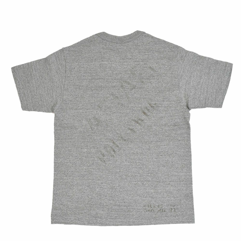 ウエアハウス (WAREHOUSE) Lot 4601 ARAB 半袖プリントTシャツ 4601　杢グレー