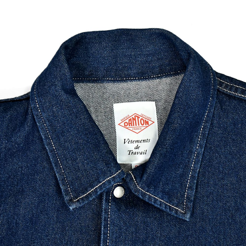 ダントン (DANTON) MEN'S DENIM SHIRT JACKET COVERALL SHIRT デニムジャケット カバーオール DT-B0400DNS