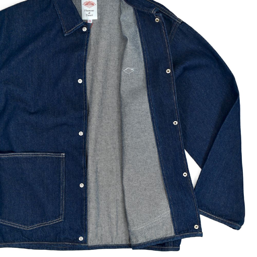 ダントン (DANTON) MEN'S DENIM SHIRT JACKET COVERALL SHIRT デニムジャケット カバーオール DT-B0400DNS
