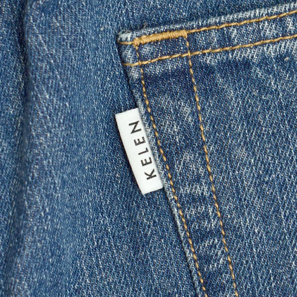 ケレン(KELEN) -VENY- WIDE STRAIGHT DENIM リラックステーパードパンツ デニムパンツ ジーンズ ジーパン LKL25FPT2113